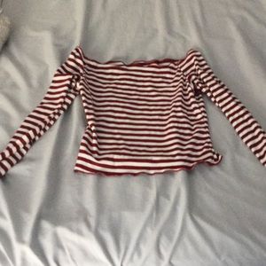 Long sleeve tube top